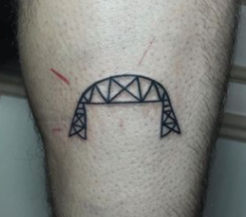 tattoo del puente de la Boca